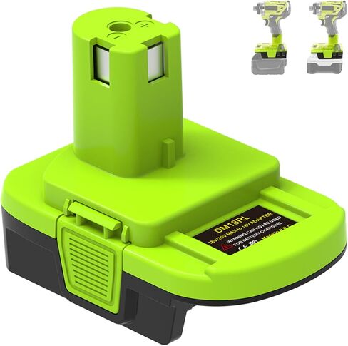 for Milwaukee 18V Battery Adapter Use for Dewalt 20V Power Tools,MIL18DL Converter for Dewalt Tool to for Milwaukee M18 18V Battery,Replace for DCB200 (Adapter Only) in Saudi Arabia