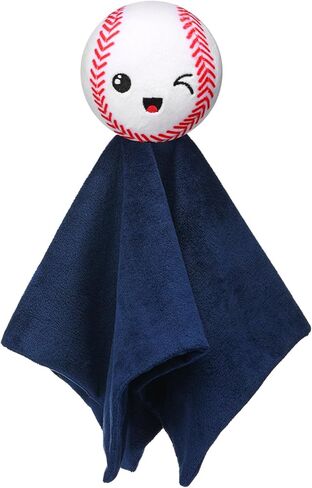 15 Inches Cute Football Security Blanket Football Baby Stuff Lovely Plush Sleeping Snuggle Gifts Sport Nursery Baby Shower Decor for Newborn Toddler Stuffed Snuggle in Saudi Arabia