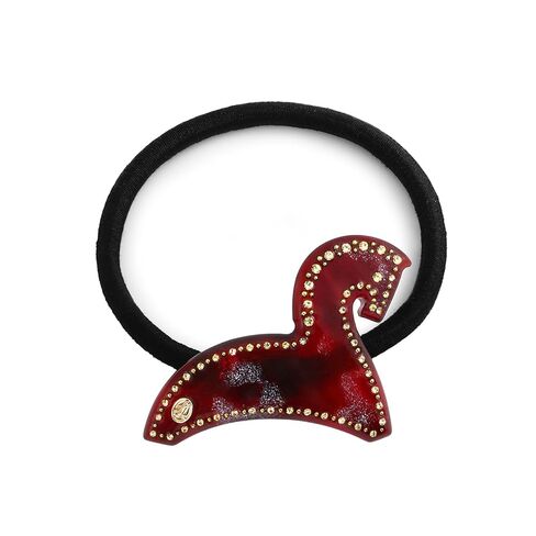Red Hair Clips for Women, Luxury 3mm Thick Acetate Decorative Small Hair Clips for Bangs, Cute Hair Accessories for Girls, Premium Handmade Horse Duckbill Hair Clips Gift for Daughter in Saudi Arabia