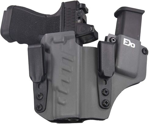 حافظة Fierce Defender IWB Kydex متوافقة مع Glock 19 23 32 - سلسلة +1 - مصنوعة في الولايات المتحدة الأمريكية - متوافقة مع الجيل 5 in Kuwait