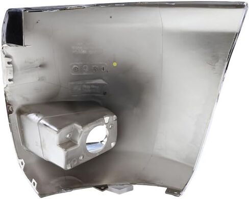 Compatible with 2007 2008 2009 2010 2011 2012 Chevrolet Silverado 2500 3500 Front Driver and Passenger Pair Side Chrome Bumper Cap End in Saudi Arabia