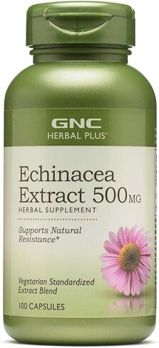 جي إن سي هيربال بلس مستخلص إشنسا 500 ملغ | يدعم المقاومة الطبيعية | 100 كبسولة in Kuwait