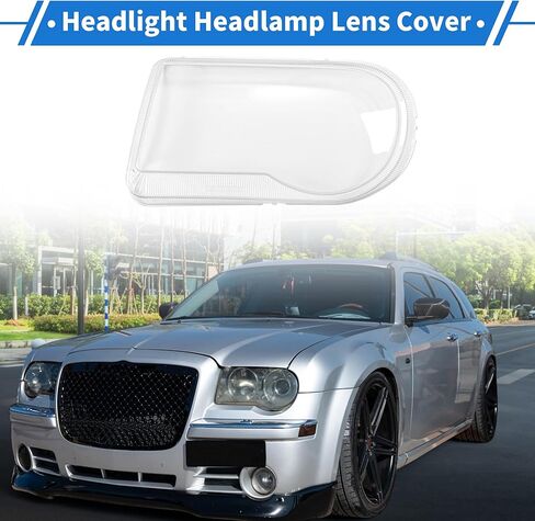 Headlight Lens Cover Headlight Headlamp Lense Clear Lens Cover for Chrysler 300C 2005-2010 Clear PC 1 Pcs Front Left Car in Saudi Arabia