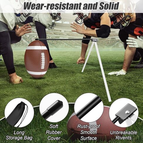 Football Kicking Tee Holder, Metal Football Kicking Stand for Field Goal Kickers Tee Stand Holder, Foldable Football Tee Holder for Field Goal Place Kicks Holder for Kickoff in Saudi Arabia