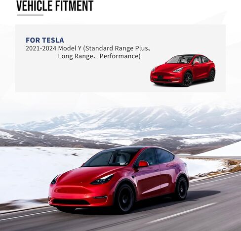 غطاء سفلي مرآة جانبية باللون الأسود غير اللامع متوافق مع طراز Tesla Y 2020 2021 2022 2023 2024، غطاء مبيت بديل مباشر للرؤية الخلفية السفلية، الجانب الأيمن فقط (أسود، الطراز Y (جانب السائق الأيسر) in Kuwait