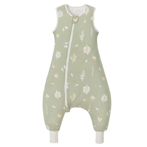 Super Soft 1.5 TOG Sleep Sack with Legs, 100% Organic Cotton Warm Comfy All Season Toddler Sleep Sack with Feet, Ocean, Size M in Saudi Arabia