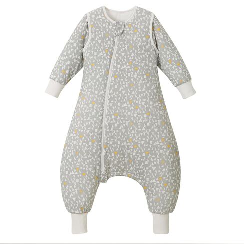 Super Soft 1.5 TOG Sleep Sack with Legs, 100% Organic Cotton Warm Comfy All Season Toddler Sleep Sack with Feet, Ocean, Size M in Saudi Arabia