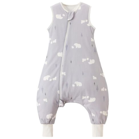 Super Soft 1.5 TOG Sleep Sack with Legs, 100% Organic Cotton Warm Comfy All Season Toddler Sleep Sack with Feet, Ocean, Size M in Saudi Arabia
