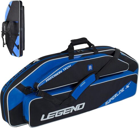 Legend Superline Soft Bow Case for Compound Bow - Thick Padded Compound Bow Case with Backpack & Shoulder Straps, Multiple Pockets, Arrow Tube Holder - Archery Bag for Gear & Accessories - 44" in Kuwait
