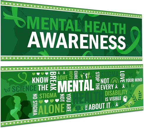 2 Pcs Child Abuse Prevention Awareness Poster Decoration - 38.5×13.8 inch Child Abuse Prevention Month Poster Decor for Office School Bulletin Board Wall Indoor Outdoor Decor Public Event Supplies in Saudi Arabia