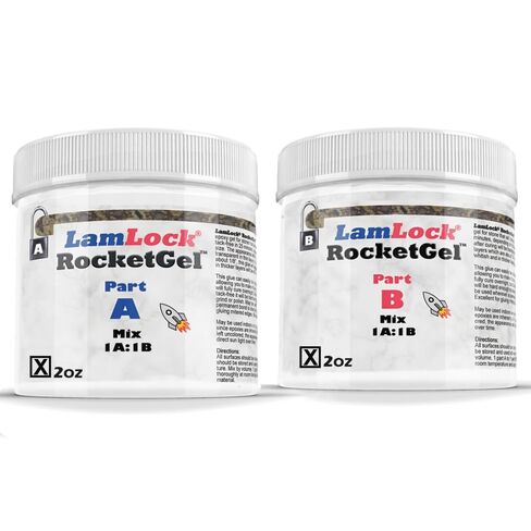 RocketGel - 25 Minute Stone Epoxy for Granite, Quartz, Marble, Tile - Easily Fix Chips, Fill Cracks, Repair Defects and Restore Countertops and Tile in Saudi Arabia