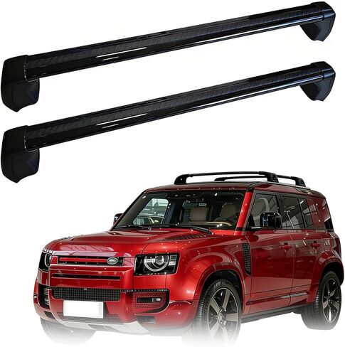 Roof Rack Cross Bars for Land Rover Defender 110 2020-2025, Heavy Duty Aluminum 200LBS Capacity Crossbar Car Carrier Luggage, Fit for Flush Side Rails in Saudi Arabia
