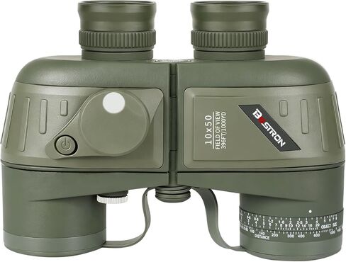 مناظير بحرية 8X30 للبالغين مع محدد المدى والبوصلة، محول الهاتف، مناظير عسكرية مقاومة للماء IPX7 مع عدسة BAK4 Prism FMC للإبحار والقوارب والملاحة ومشاهدة الطيور in Kuwait