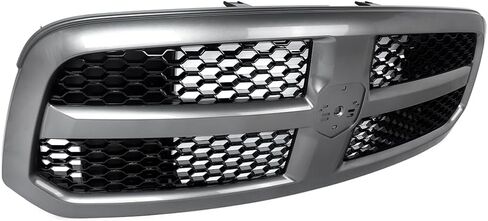 مجموعة شواية أمامية MIC متوافقة مع 2013-2018 Ram 1500/1500 Classic 2019-2022 Shell مع شبكة سوداء (زخرفة كريستال الجرانيت) in Kuwait