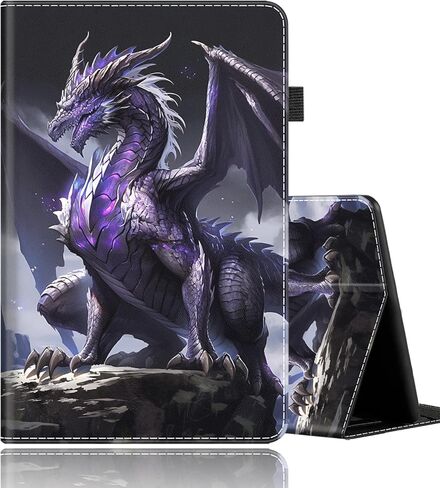 Case for All-New Amazon Fire HD 10 and Fire HD 10 Plus Tablet (11th Generation 2021 Release), Durable Shockproof Protective Cover with Auto Wake/Sleep，Baby Dragon in Saudi Arabia
