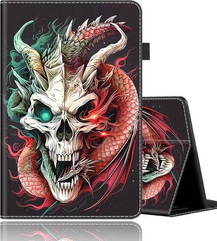 Case for All-New Amazon Fire HD 10 and Fire HD 10 Plus Tablet (11th Generation 2021 Release), Durable Shockproof Protective Cover with Auto Wake/Sleep，Baby Dragon in Saudi Arabia
