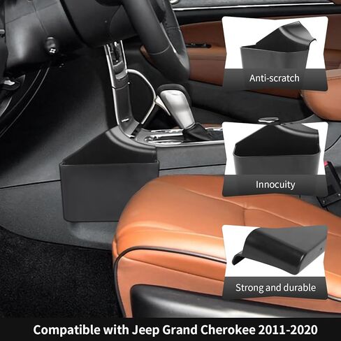 CheroCar Center Console Gear Shift Storage Box Tray Organizer Accessories Fit for 2021 2022 2023 2024 2025 2026 Jeep Grand Cherokee Interior Accessories in Saudi Arabia