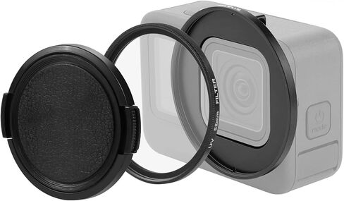 Insta 360 Ace Pro Lens Filter Holder 49mm Filter Adapter Ring, Aluminum Alloy Lens Frame, Lens Cap Protection for Insta360 Ace Pro Action Camera Accessories in Saudi Arabia