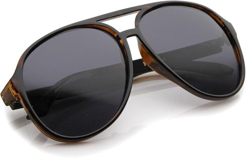 zeroUV Retro Large Protective Polarized Lens Aviator Sunglasses 60mm in Saudi Arabia