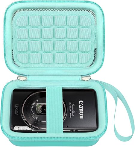 BOVKE Travel Case for KODAK PIXPRO C1 Friendly Zoom Digital Camera, PIXPRO C1 Compact Point and Shoot Camera Film Holder Bag with Mesh Pocket for AC Adapter and Charger Cables, Black in Saudi Arabia