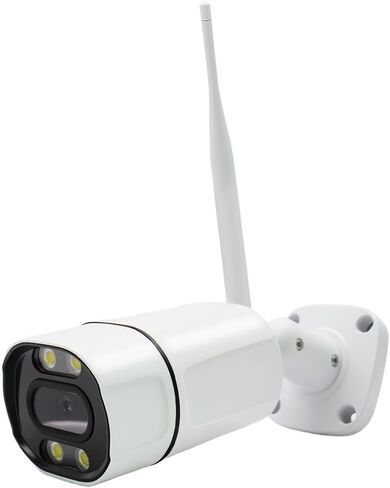 Dual-Lens Wireless Security Camera Outdoor, 2K HD 6MP View, Indoor WiFi Connection, Smart Night Vision, Ai Motion Detection and Tracking, Light and Siren Alarm, 64G SD Card (Included) in Saudi Arabia