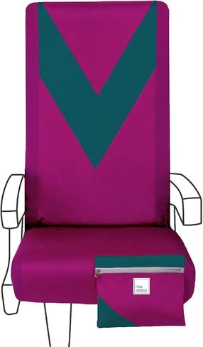Airplane Seat Cover | Universal Fit | Premium Airplane Seat Cover | Built-in Storage Pocket | Luxurious Hygienic Breathable Cotton & Stretch Knit Material | Wash & Reuse in Kuwait