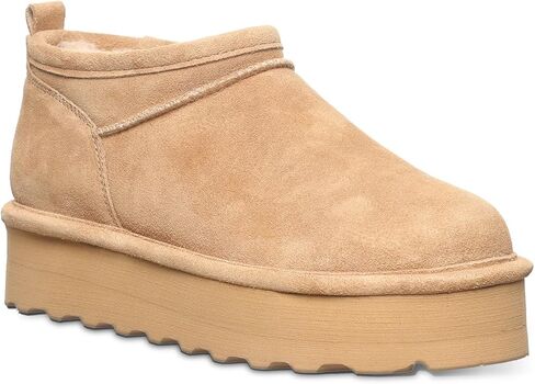 BEARPAW Women's Retro Super Shorty Iced Coffee Size 7 | Women's Ankle Boot | Comfortable Winter Boot in Saudi Arabia