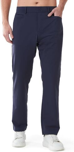 ALLZERO Feel Fit™ Men's Golf Pants 30"/32"/34" Work Dress Pants Stretch Quick Dry Lightweight Casual Trousers with Pockets in Saudi Arabia