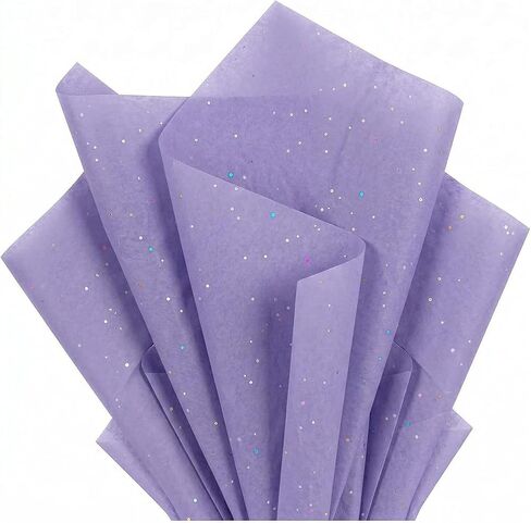 Black Glitter Tissue Paper for Gift Bags 36 Sheets 20 x 20 Inch - Recyclable Wrapping Paper for Weddings, Birthdays, Party & Festival Decorations DIY Craft Supplies in Saudi Arabia