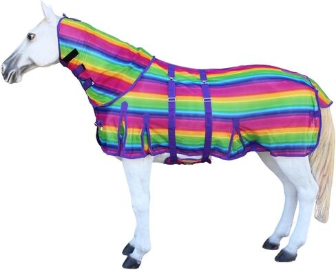 74" Horse Light Summer Spring Airflow Mesh Removable Neck Pink Ombre 73159 in Saudi Arabia