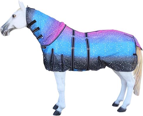 74" Horse Light Summer Spring Airflow Mesh Removable Neck Pink Ombre 73159 in Saudi Arabia