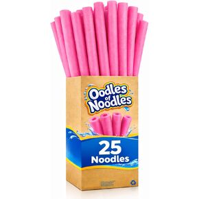 Oodles of Noodles ديلوكس قوس قزح شعيرية حمام السباحة الرغوية - عبوة من 25 قطعة - تقريبًا. أنابيب إسفنجية متعددة الأغراض مقاس 48 بوصة × 2.5 بوصة، تطفو على حمام السباحة من أجل متعة الماء، والتمرين، والحرف اليدوية، والحشو، والعزل والمزيد in Kuwait
