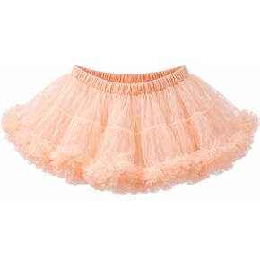 Malco Modes Tutu Mini Skirt | Fluffy Carnival Skirt | Summer Season | Ballet | Rave | Festival & Costume Underskirt Peach in Saudi Arabia