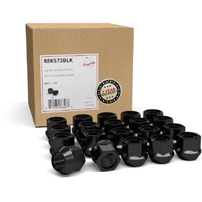 أجزاء ملحقات العجلة 20 قطعة M14 x 2 14 x 2 خيط مفتوح النهاية منتفخ بلوط 21 مم 0.84 بوصة صواميل طويلة كروم أسود 3/4 بوصة 19 مم سداسي يناسب 2000-02 Ford Expedition | 2000-02 لينكولن نافيجيتور in Kuwait