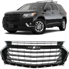 KARPAL Front Bumper Grille Grill Compatible with 2018 2019 2020 2021 Chevy Traverse, Replacement for 84344486 in Kuwait