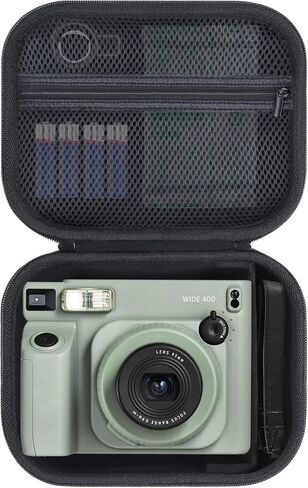 حقيبة تخزين متوافقة مع كاميرا Fujifilm INSTAX Wide 400 / Wide 300 الفورية (حافظة خضراء اللون) in Saudi Arabia