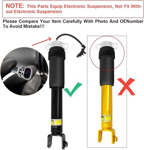 Pair Front Struts Assembly w/Electronic Suspension Compatible with Chevy Corvette C7 2014-2019 V8 6.2L Replaces 84235048, 23167235 in Saudi Arabia