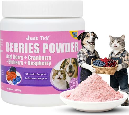 Just Try 7oz Probiotic Powder Probiotics for Cat Probiotic - Gut Health for Cat Constipation Relief Chicken Flavored - Supplements Cat Supplies 200g in Saudi Arabia