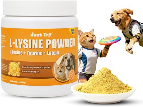 Just Try 7oz Probiotic Powder Probiotics for Cat Probiotic - Gut Health for Cat Constipation Relief Chicken Flavored - Supplements Cat Supplies 200g in Saudi Arabia