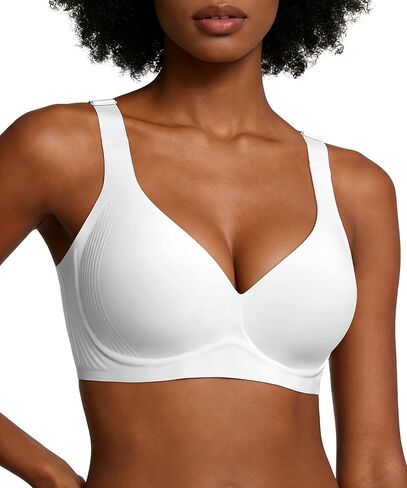 Wireless Jelly Bras for Women,Supportive Seamless T-Shirt Bras,Push Up Comfortable No Underwire Bra with Everyday Bras Nude in Saudi Arabia