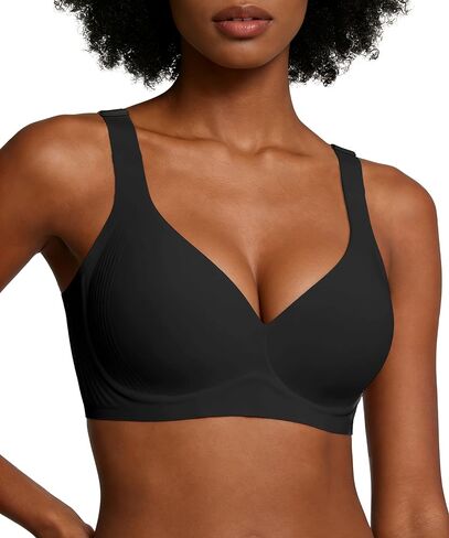 Wireless Jelly Bras for Women,Supportive Seamless T-Shirt Bras,Push Up Comfortable No Underwire Bra with Everyday Bras Nude in Saudi Arabia