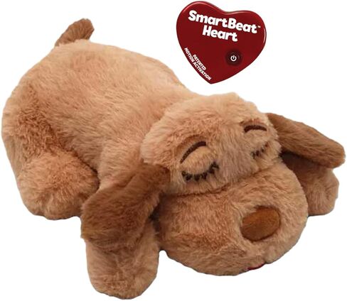 لعبة Snuggle Puppy Junior Heartbeat Puppy - جرو نبضات القلب للكلاب - تخفيف قلق الحيوانات الأليفة والمساعدة في التهدئة - لعبة مريحة للكلاب - تدريب سلوكي ومساعدة على النوم - صديق احتضان - بسكويت in Kuwait