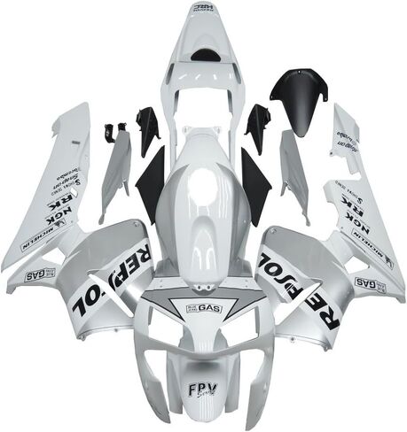 2003 2004 Fit for HONDA CBR600RR Injection Fairings Kit Body Kit Bodywork Plastic Red White Bodyframe Body Work in Saudi Arabia