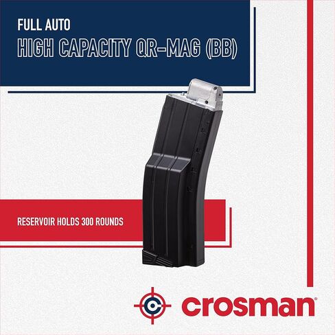 Crosman CFAHCM Quick Loading BB Magazine for SBR Full Auto BB Air Rifles, Black in Saudi Arabia