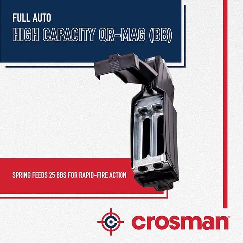 Crosman CFAHCM Quick Loading BB Magazine for SBR Full Auto BB Air Rifles, Black in Saudi Arabia