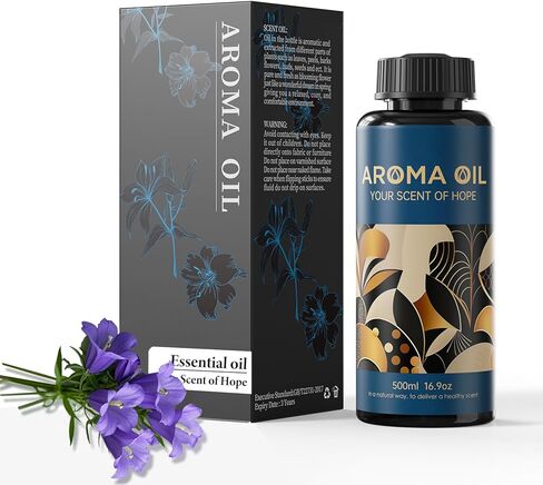 Essential Oils Set,16.9 fl oz (500 ml) Bluebell Scent,Hotel Collection Diffuser Oil Suitable for Your own Candles, Soaps, air freshener Spray, and Essential Oils for Commercial Aroma Diffuser in Saudi Arabia