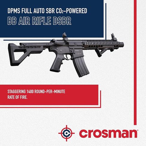 DPMS Full Auto SBR CO2-Powered BB Air Gun with Dual Action Capability in Saudi Arabia