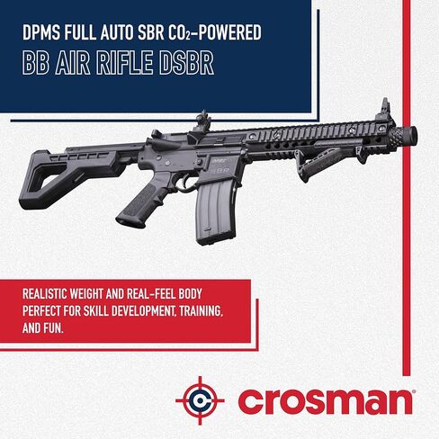 DPMS Full Auto SBR CO2-Powered BB Air Gun with Dual Action Capability in Saudi Arabia
