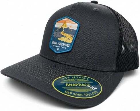 Hawaii Trucker Hat - Mesh Snapback Baseball Cap w/National Park Patch in Saudi Arabia
