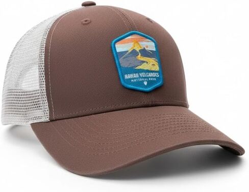 Hawaii Trucker Hat - Mesh Snapback Baseball Cap w/National Park Patch in Saudi Arabia